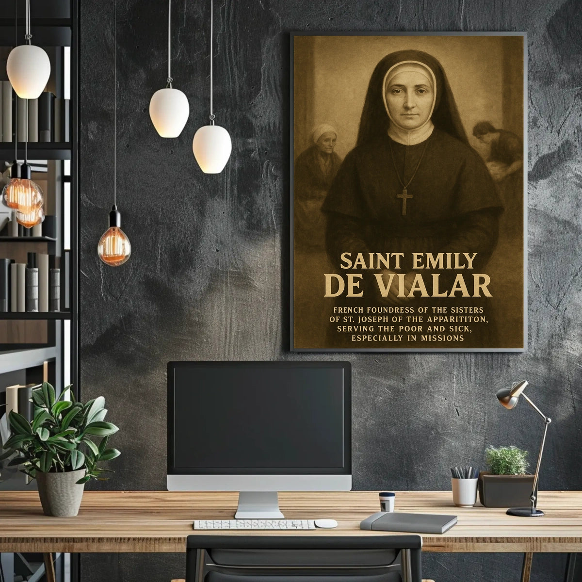 Saint Emily De Vialar Poster