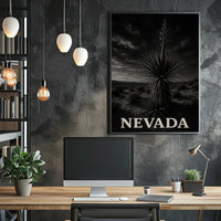 Nevada Desert Landscape Poster