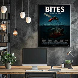 Bites Fear Has Two Sides Poster PosterGoat