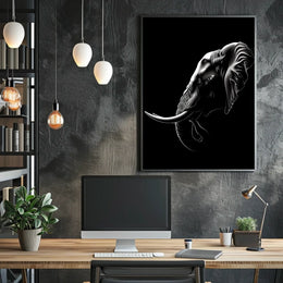 Majestic Elephant Poster