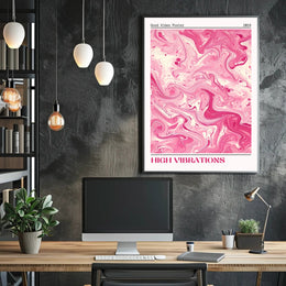 Good Vibes Poster 2024: Abstract or Artistic Poster PosterGoat