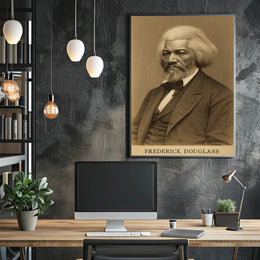 Frederick Douglass Portrait Poster PosterGoat