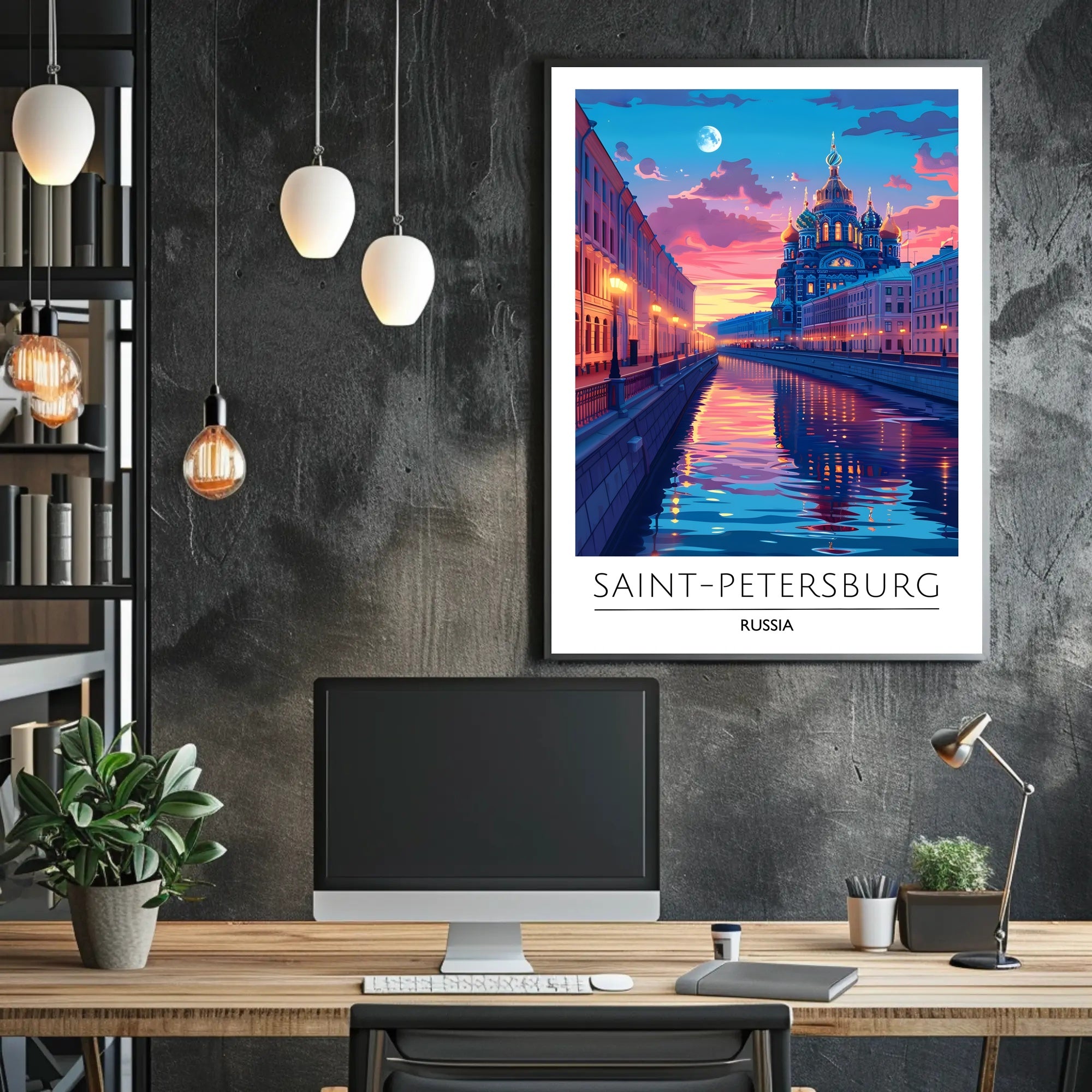 Saint Petersburg Cathedral Poster