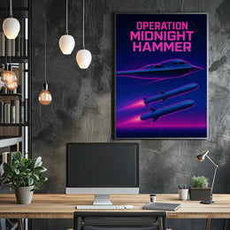 Operation Midnight Hammer: Futuristic Sci-Fi Poster PosterGoat