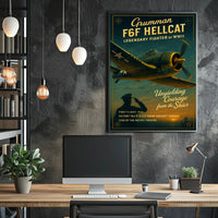 Grumman F6F Hellcat: Legendary Fighter of WWII Poster