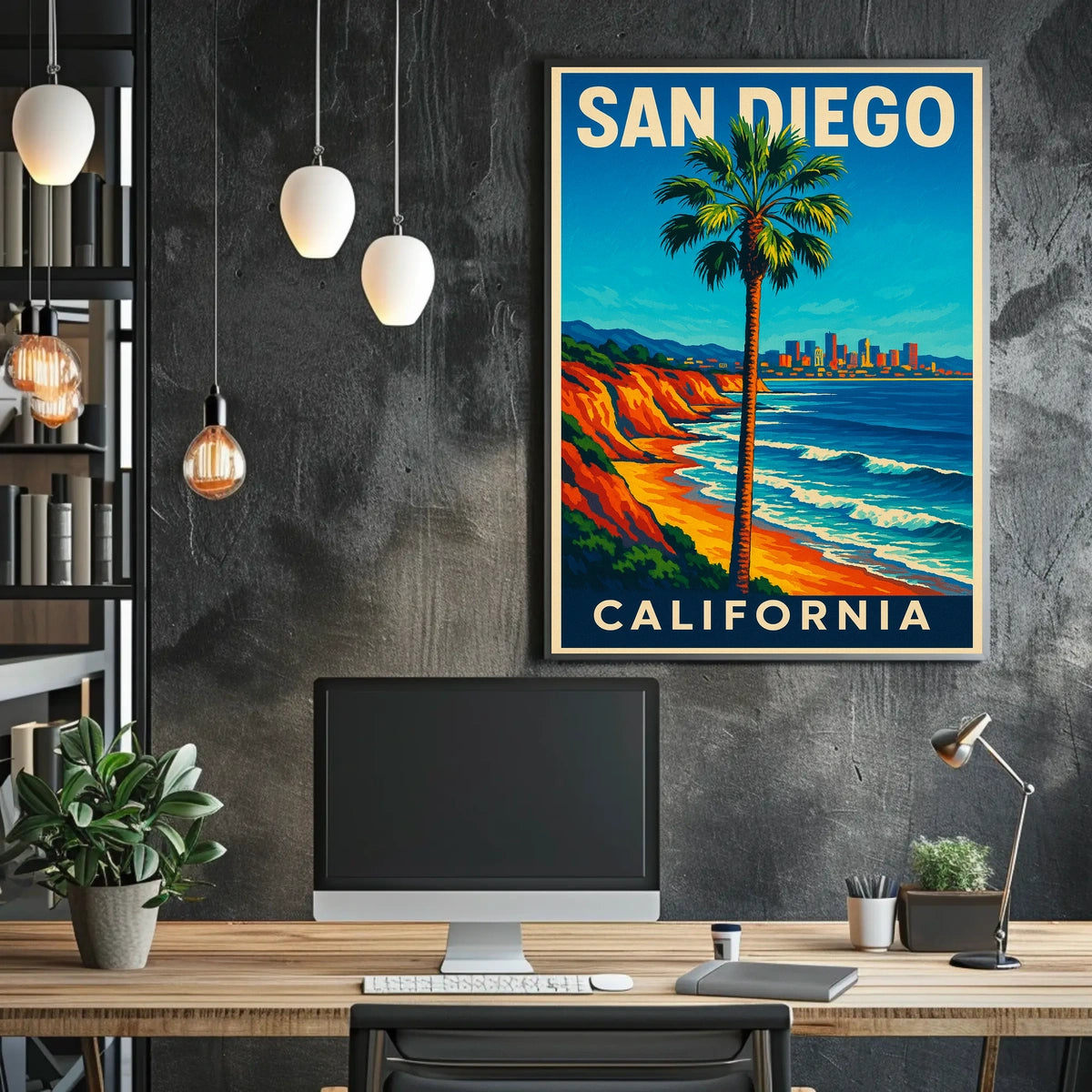 San Diego Travel Poster