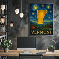 Vermont A Starry Tribute Poster