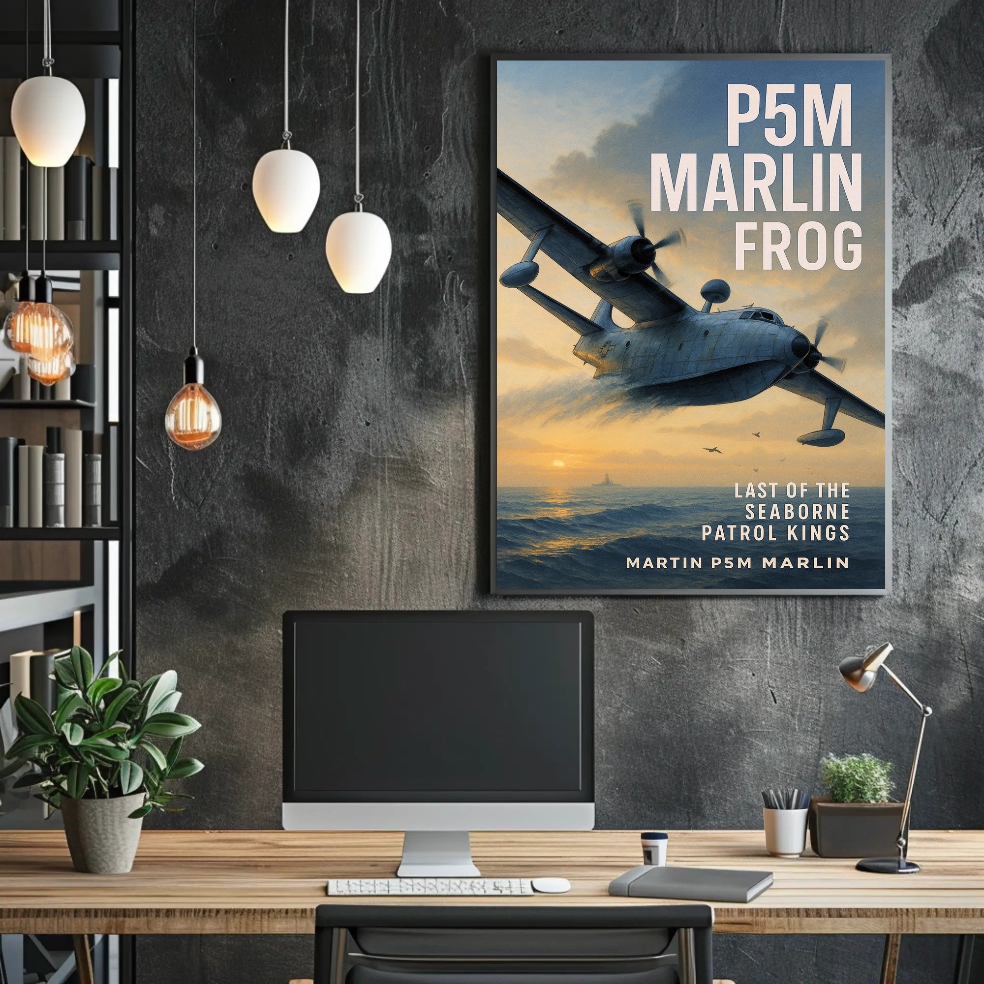 Martin P5M Marlin Last of the Seaborne Patrol Kings Poster PosterGoat