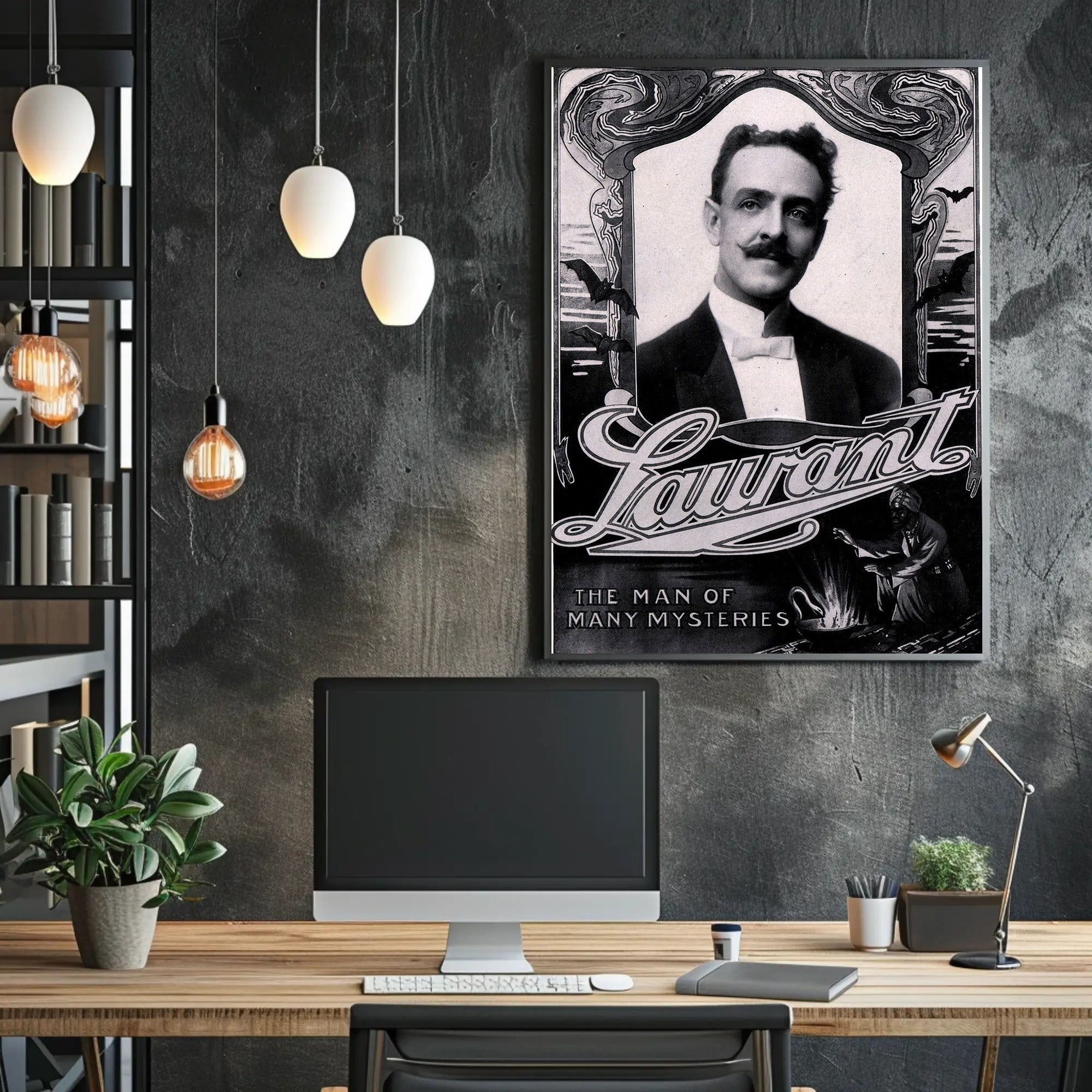 Laurant Magician Art Nouveau Style Cultural or Heritage Poster