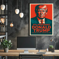 Donald Trump Visionary Vanguard Pop Art Poster