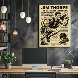 Jim Thorpe The Ultimate Athlete Jim Thorpe Poster