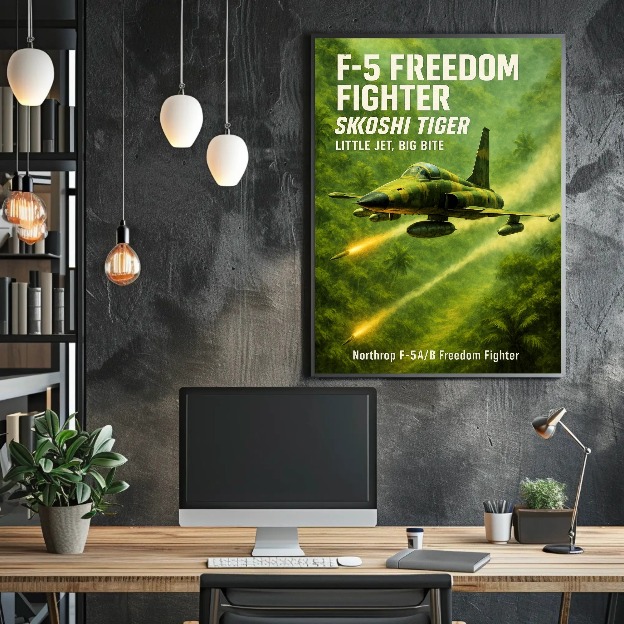 F-5 Freedom Fighter Skoshi Tiger Poster PosterGoat