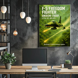 F-5 Freedom Fighter Skoshi Tiger Poster PosterGoat