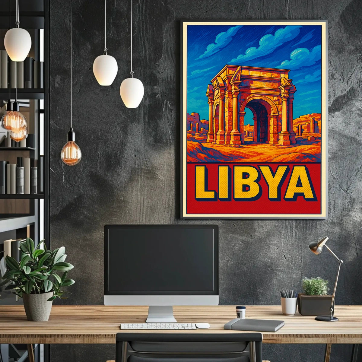 Libya Ancient Ruins Poster