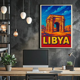 Libya Ancient Ruins Poster