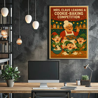 Mrs. Claus Cookie-Baking Competition Poster