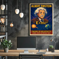Albert Einstein Nobel Prize In Physics Poster
