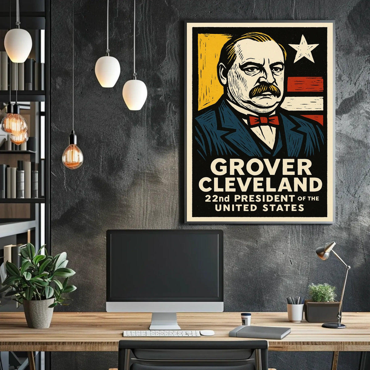 Grover Cleveland 22nd President Poster