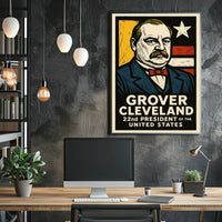 Grover Cleveland 22nd President Poster