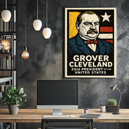 Grover Cleveland 22nd President Poster