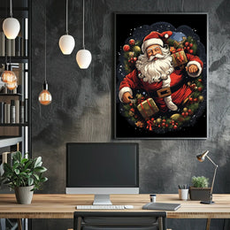 Santa Claus Holiday Cheer Poster