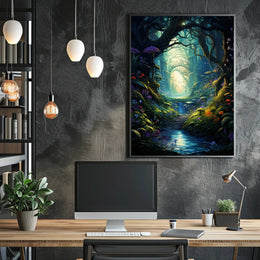 Enchanted Forest Pathway Poster