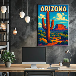 Arizona Desert Landscape Poster