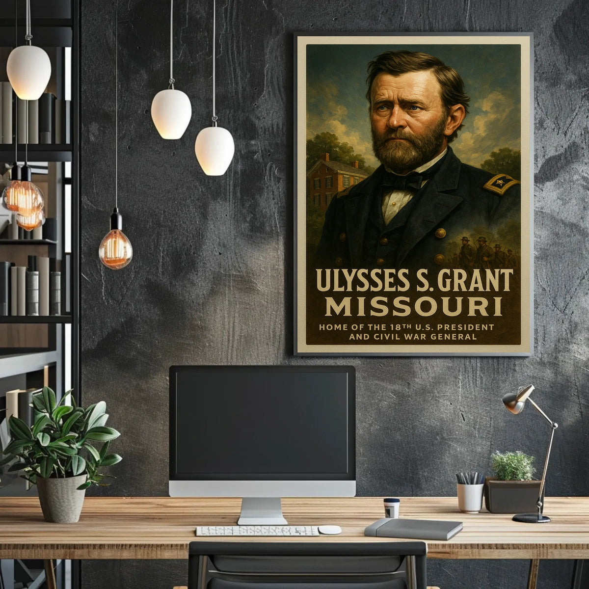 Ulysses S. Grant 18Th President Poster