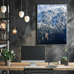 Winter Forest Landscape Poster