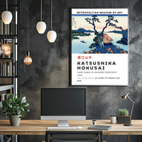 Katsushika Hokusai Lake Suwa in Shinano Province Poster