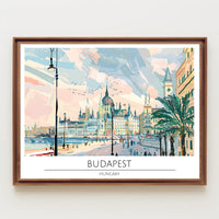 Budapest Cityscape Poster PosterGoat
