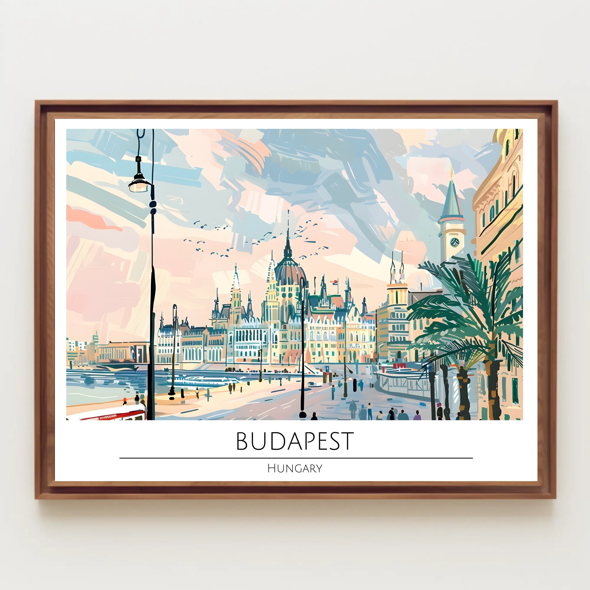 Budapest Cityscape Poster PosterGoat