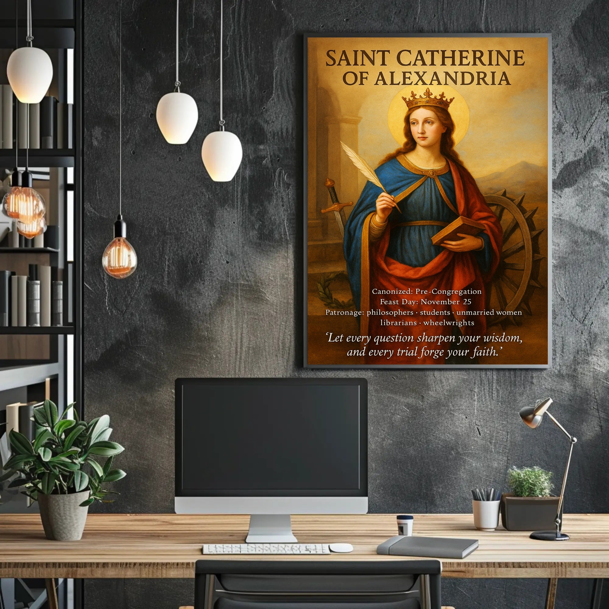 Saint Catherine of Alexandria Poster PosterGoat