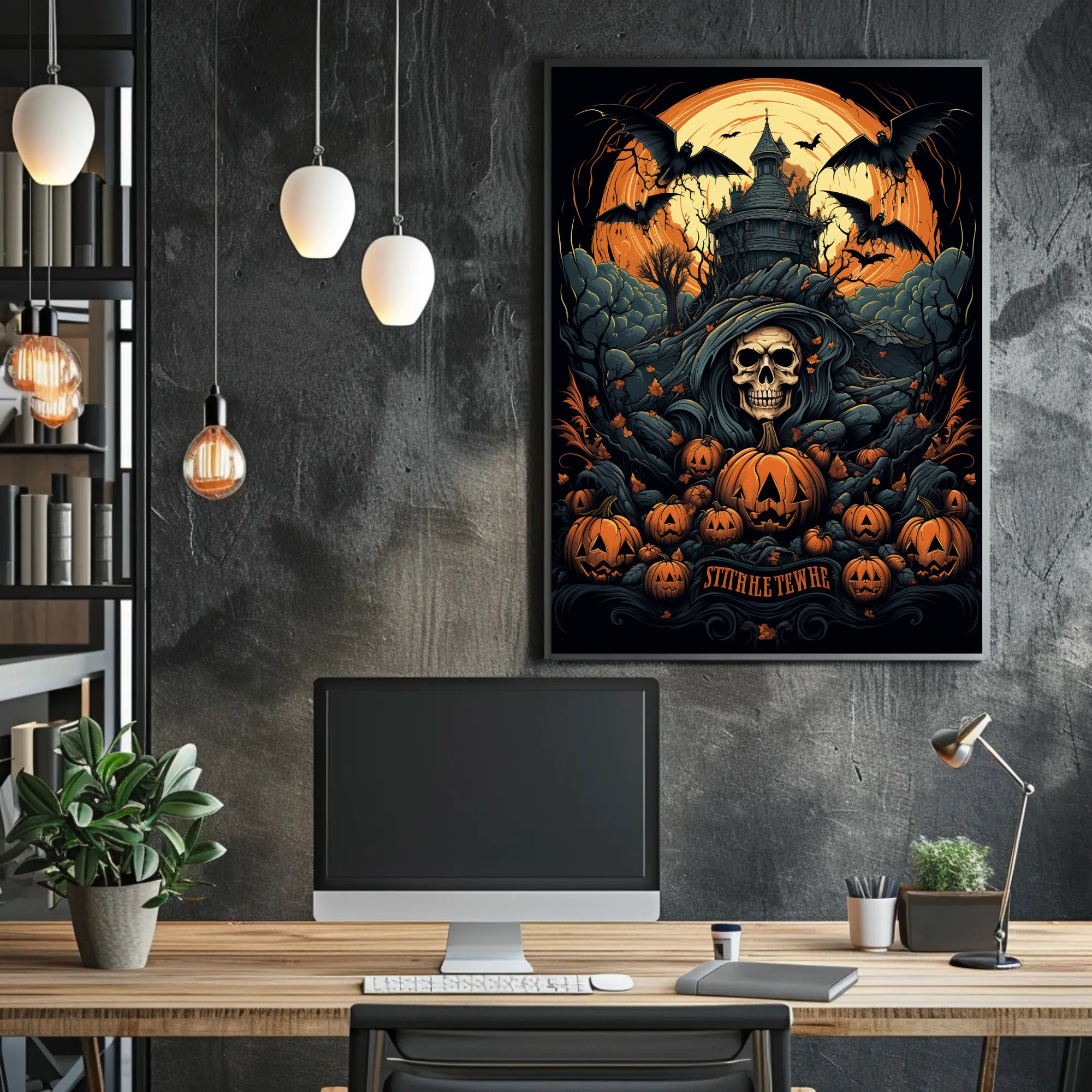 Haunted Halloween Night Poster
