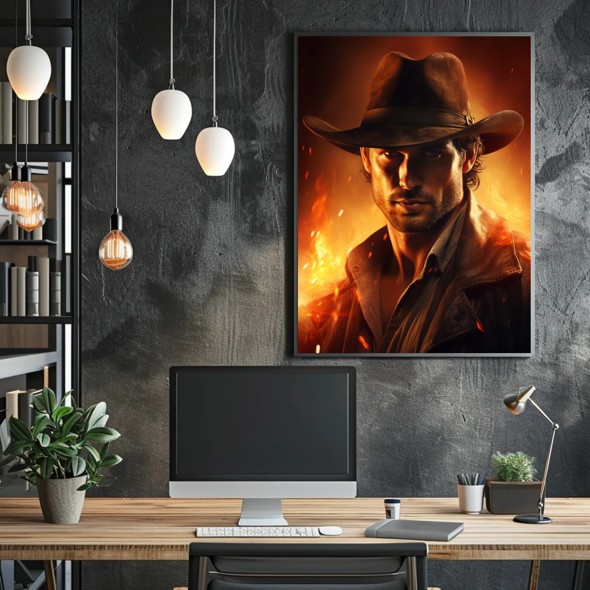 The Fiery Adventurer Poster
