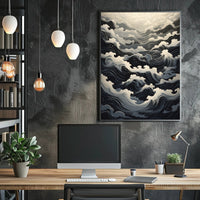 Ocean Waves A Serene Journey Poster PosterGoat