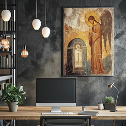 Angel in Reverence Byzantine Heritage Cultural or Heritage Poster