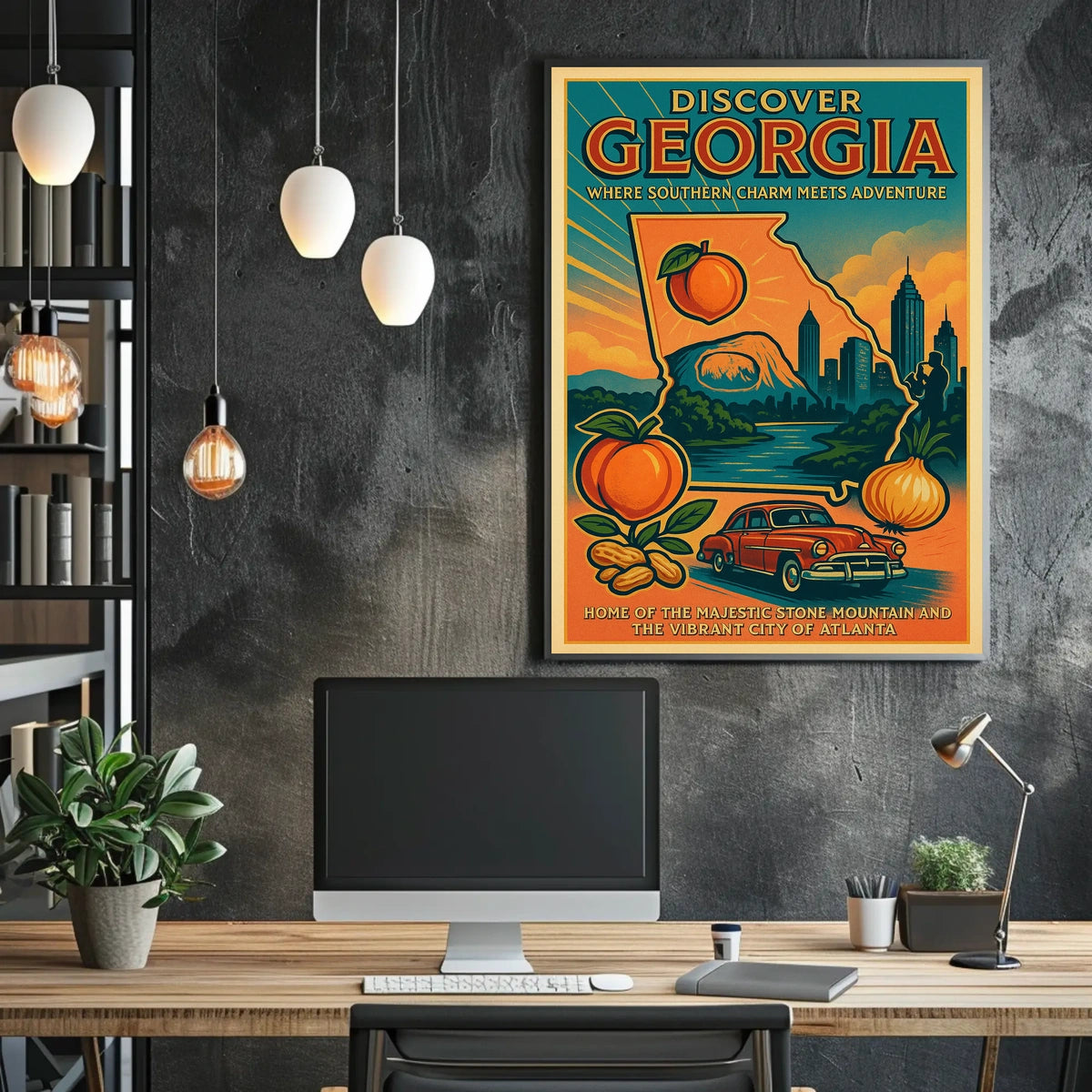 Discover Georgia Poster