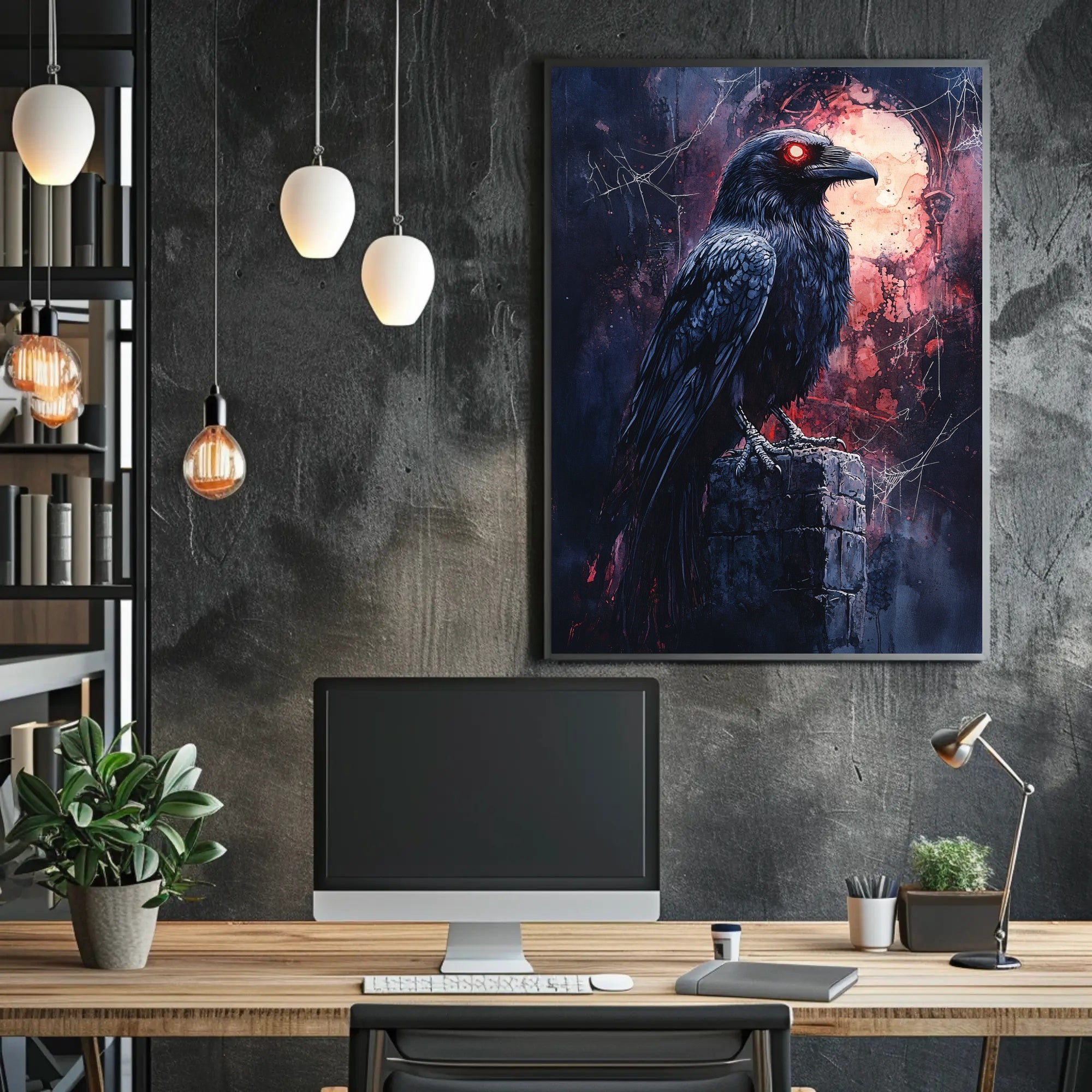 The Enigmatic Raven Poster