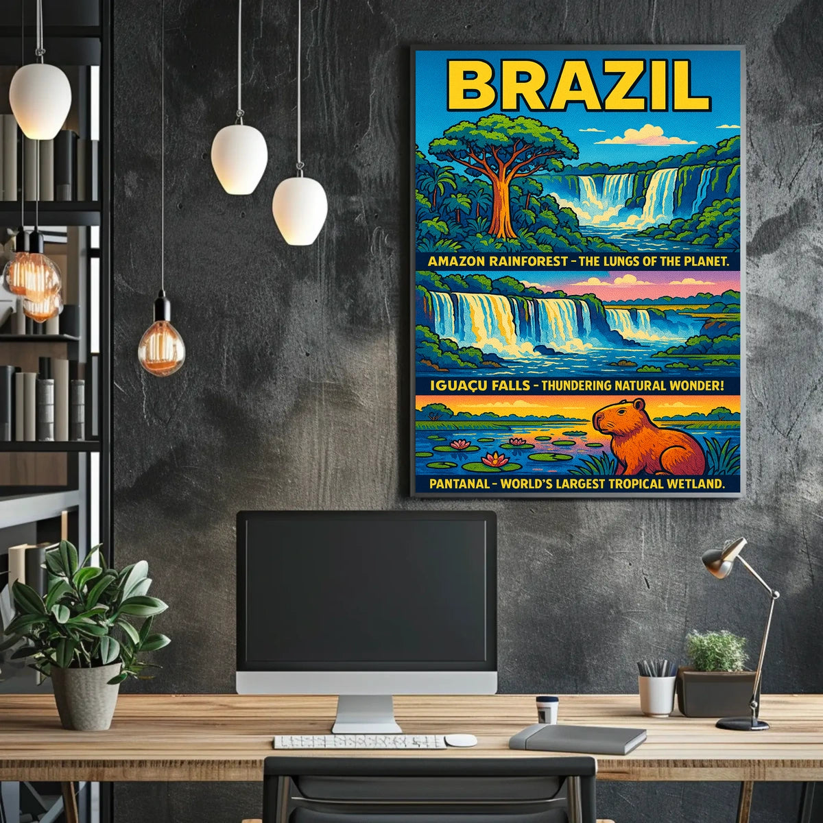 Wonders Of Brazil Poster