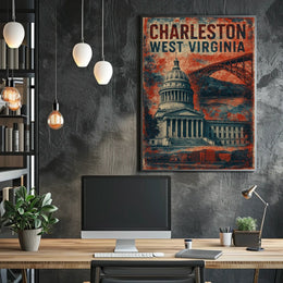 Charleston, West Virginia Poster