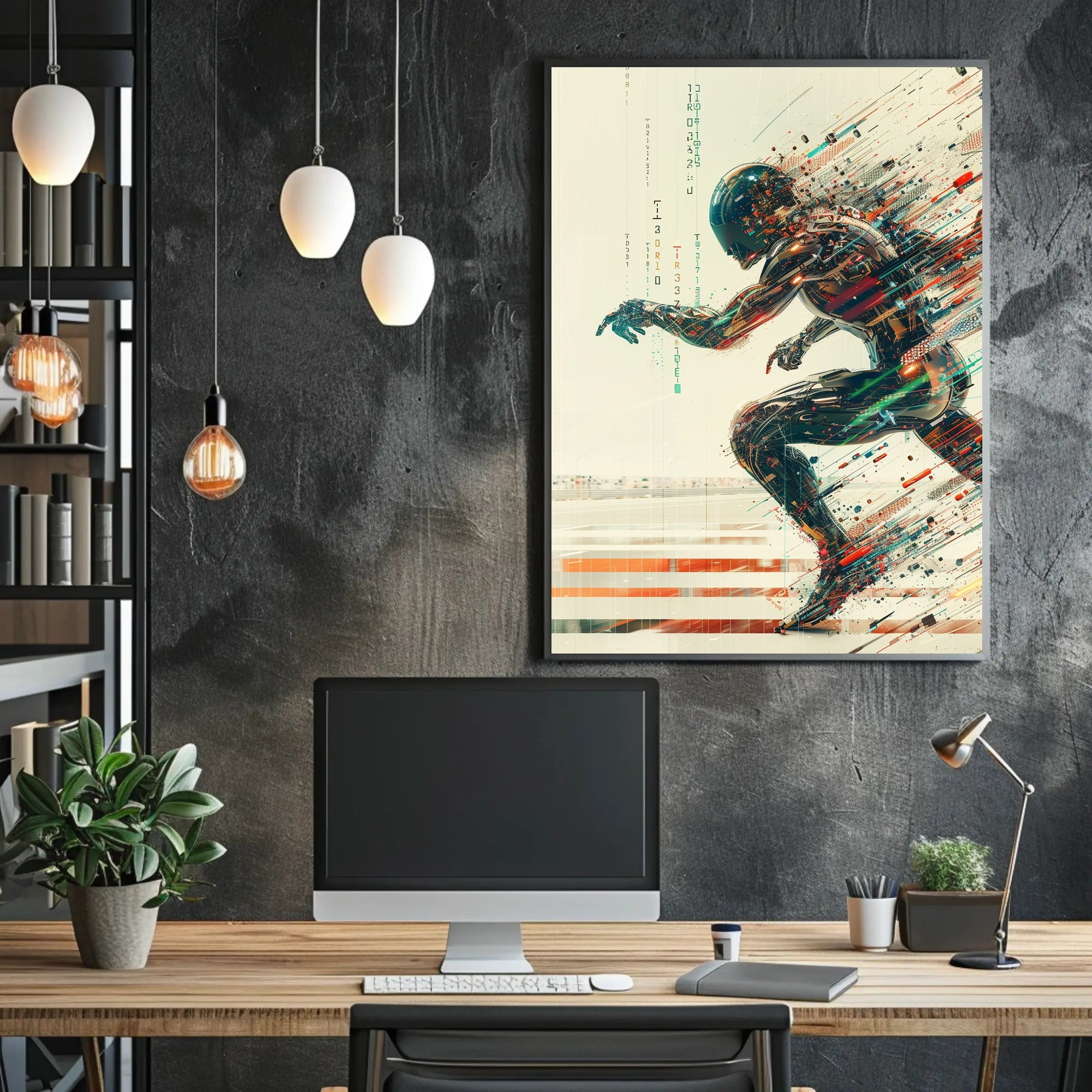 Dynamic Sports Balls Explosion Poster Art PosterGoat