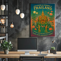 Thailand Cultural Heritage Vintage Travel Poster