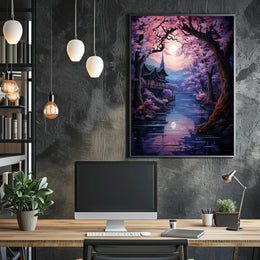 Enchanted Cherry Blossom Retreat Poster