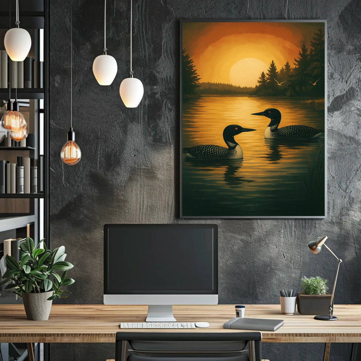 Serenity at Sunset Poster