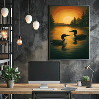 Serenity at Sunset Poster
