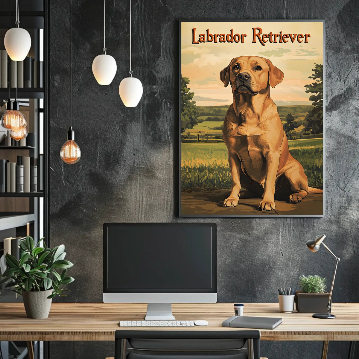 Labrador Retriever Portrait Poster