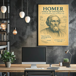 Homer Voice Of Antiquity Poster