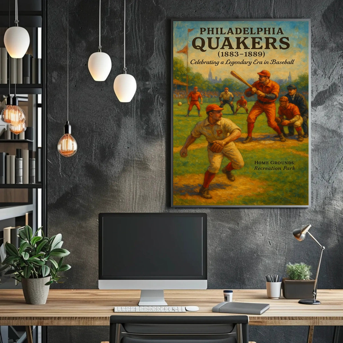 Philadelphia Quakers Celebrating a Legendary Era Poster