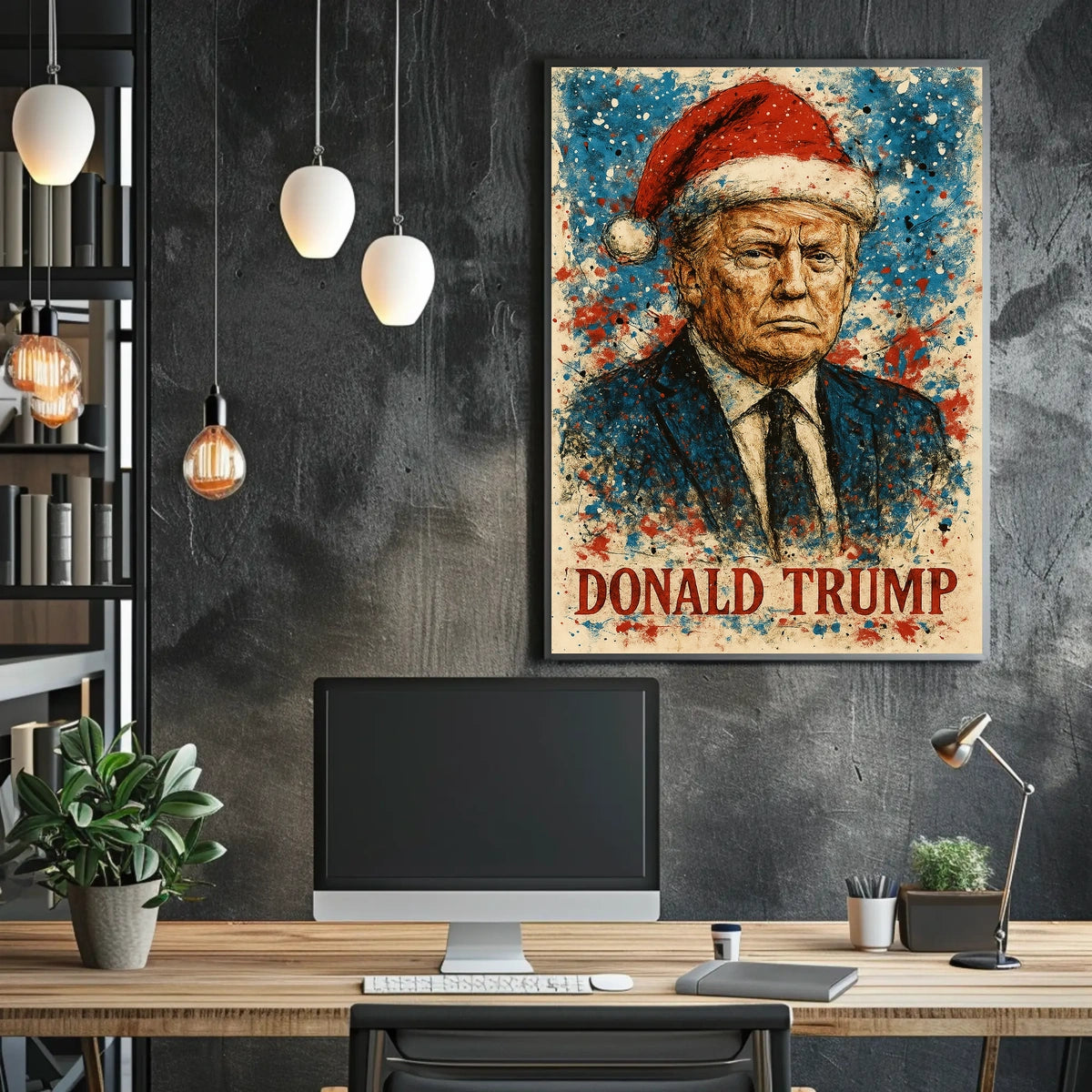 Donald Trump 47th President of the United States Christmas SeriesPoster